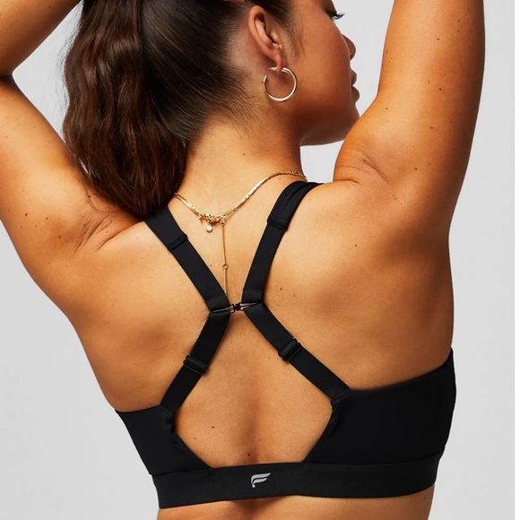 Women’s Fabletics All Day Every Day Black Sports Bra - Picture 4 of 6